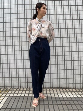 久保田さん（レディース・162cm）の冬コーディネート