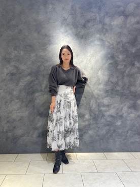 久保田さん(レディース・162cm)の秋コーディネート