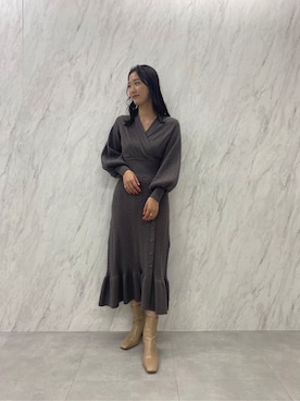 久保田さん（レディース・162cm）の秋コーディネート