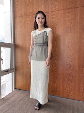 久保田さん（レディース・162cm）の夏コーディネート