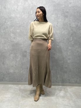 久保田さん（レディース・162cm）の秋コーディネート