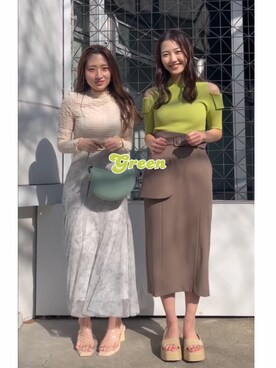 久保田さん（レディース・162cm）の冬コーディネート