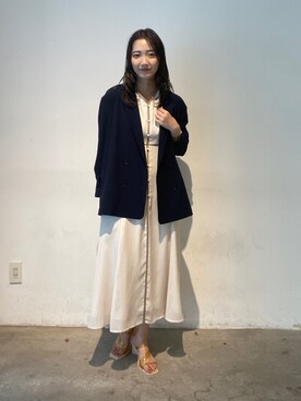 久保田さん（レディース・162cm）の夏コーディネート