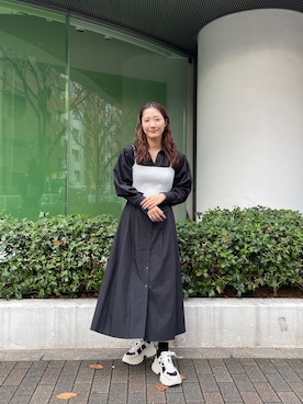 久保田さん（レディース・162cm）の冬コーディネート