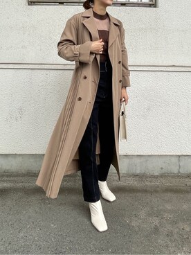 久保田さん（レディース・162cm）の秋コーディネート