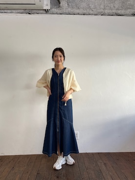 久保田さん(レディース・162cm)の春コーディネート