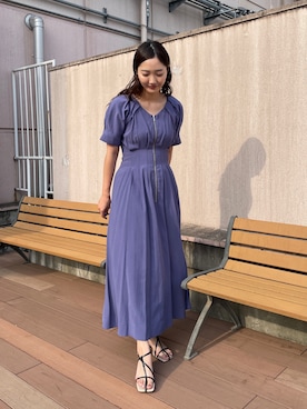 久保田さん(レディース・162cm)の夏コーディネート