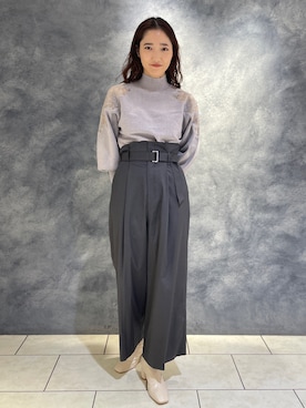 久保田さん（レディース・162cm）の冬コーディネート