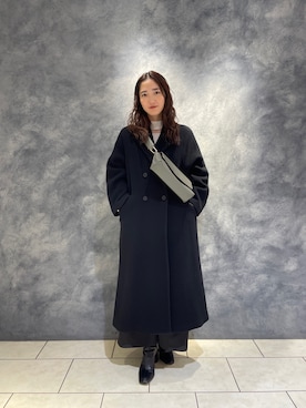 「LAGUNAMOON（ラグナムーン）のアイテム（その他アウター）」を使った、久保田さん（レディース・162cm）の秋コーディネート