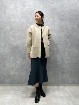 久保田さん（レディース・162cm）の冬コーディネート