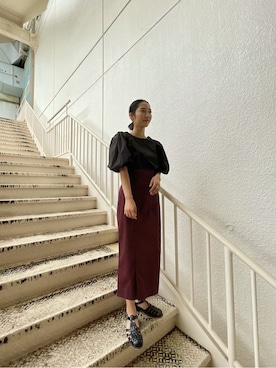 久保田さん(レディース・162cm)の夏コーディネート