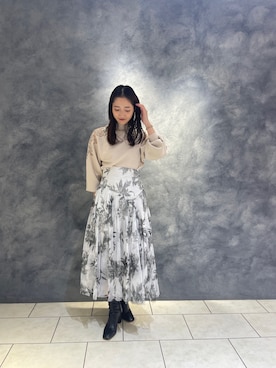 久保田さん(レディース・162cm)の秋コーディネート