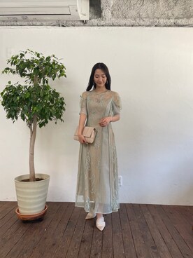 久保田さん（レディース・162cm）の春コーディネート