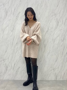 久保田さん(レディース・162cm)の秋コーディネート