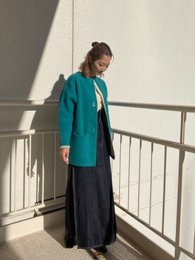 久保田さん（レディース・162cm）の冬コーディネート