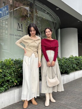 久保田さん（レディース・162cm）の秋コーディネート