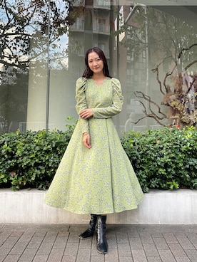 久保田さん(レディース・162cm)の秋コーディネート