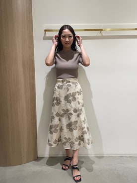 久保田さん（レディース・162cm）の春コーディネート