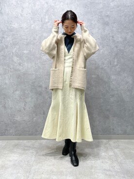 久保田さん（レディース・162cm）の冬コーディネート