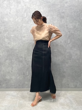 久保田さん（レディース・162cm）の春コーディネート