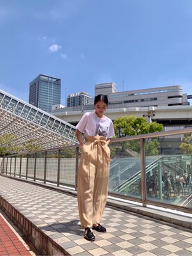 久保田さん（レディース・162cm）の春コーディネート