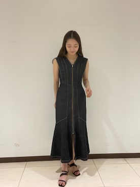 久保田さん(レディース・162cm)の春コーディネート