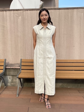 久保田さん(レディース・162cm)の夏コーディネート