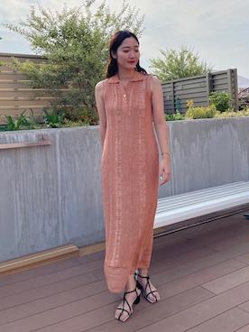 久保田さん(レディース・162cm)の夏コーディネート