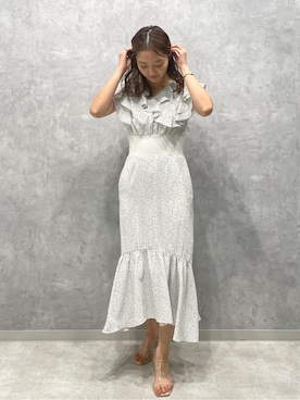 「アイテム（サンダル、その他）」を使った、久保田さん（レディース・162cm）の春コーディネート