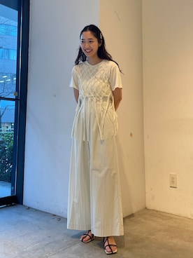 久保田さん(レディース・162cm)の春コーディネート