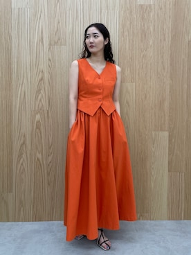 久保田さん（レディース・162cm）の春コーディネート