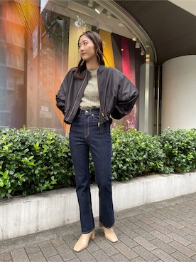 久保田さん（レディース・162cm）の秋コーディネート