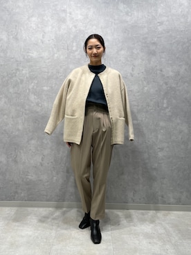 久保田さん（レディース・162cm）の冬コーディネート