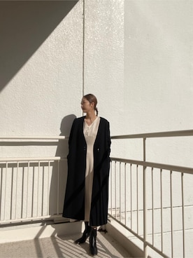 久保田さん（レディース・162cm）の冬コーディネート