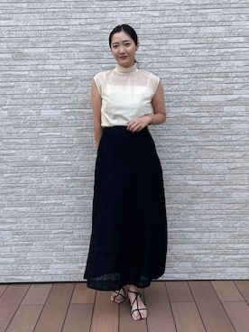 久保田さん(レディース・162cm)の夏コーディネート