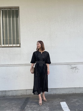 久保田さん（レディース・162cm）の冬コーディネート