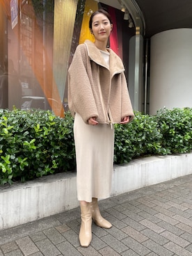 久保田さん（レディース・162cm）の秋コーディネート