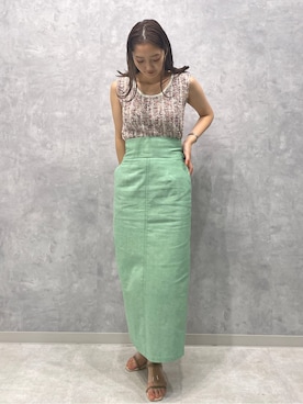 久保田さん（レディース・162cm）の春コーディネート