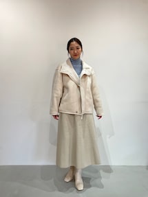 B00698 ラグナムーンLAGUNAMOONジャガードニットロングダウン LAGUNAMOON｜ラグナムーンのダウンジャケット/コート通販 - ZOZOTOWN