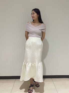 久保田さん（レディース・162cm）の春コーディネート