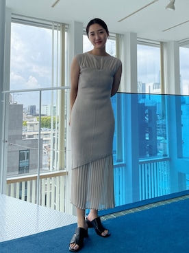 久保田さん(レディース・162cm)の春コーディネート