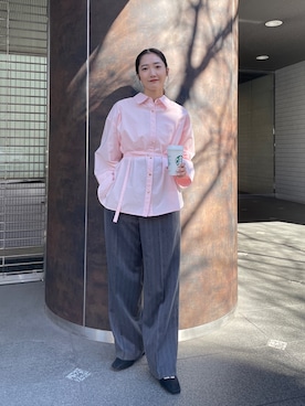 久保田さん（レディース・162cm）の冬コーディネート