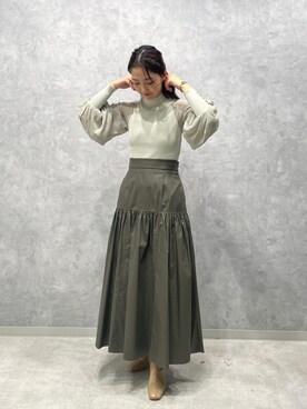 久保田さん(レディース・162cm)の夏コーディネート