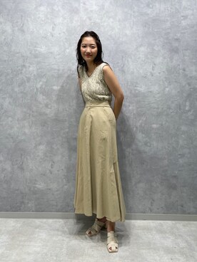 久保田さん(レディース・162cm)の夏コーディネート