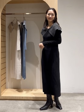 久保田さん（レディース・162cm）の冬コーディネート