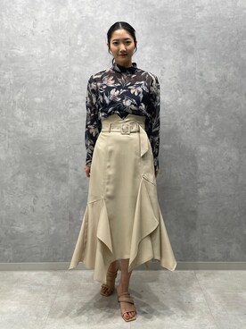 久保田さん（レディース・162cm）の冬コーディネート