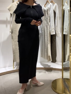 久保田さん(レディース・162cm)の春コーディネート