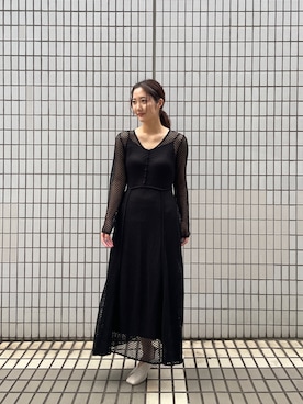 久保田さん（レディース・162cm）の冬コーディネート