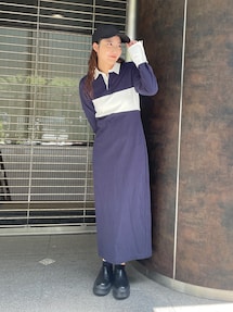 POLO BCS コラボ】ラガーシャツカットワンピース｜ラグナムーン