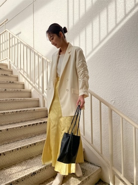 久保田さん(レディース・162cm)の冬コーディネート